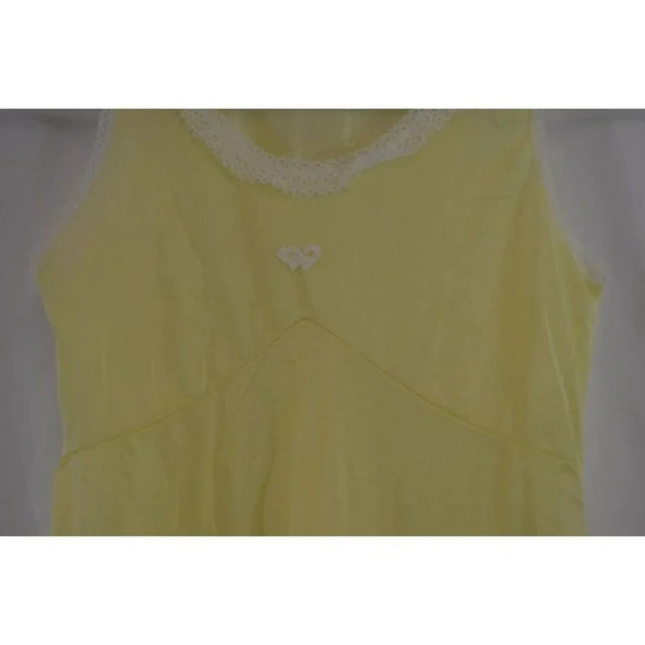 Vintage Girls Yellow Sleeveless Halter Dress with Bow Size 3 - Picture 4 of 7